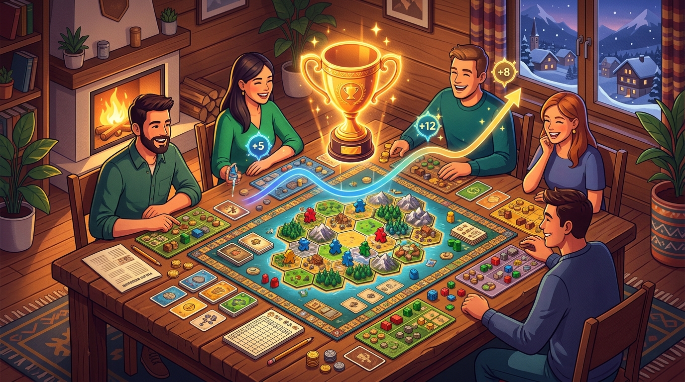 Shpeely Tabletop Game Night & ELO Championship Illustration